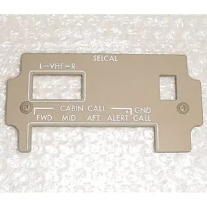 S233T100-1045, New Boeing 747 Avionics Selcal EL Light Plate